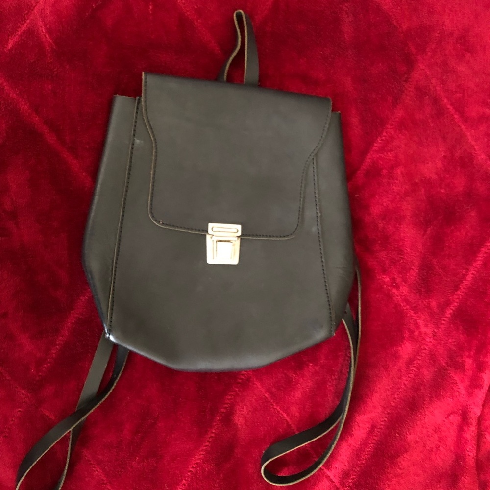 Brandy Melville leather backpack